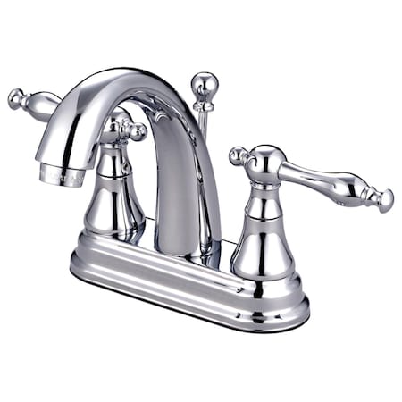 Kingston Brass KS7611NL 4" Centerset Bathroom Faucet, Polished Chrome KS7611NL